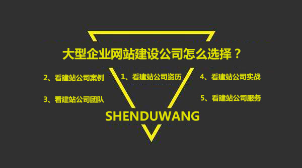 大型企業網站建設公司選擇要求 大型企業網站建設公司選擇要求